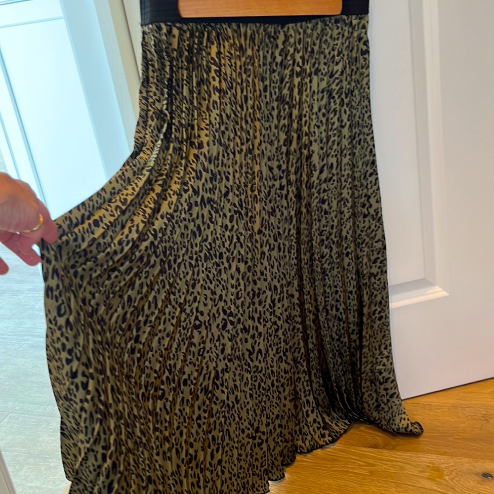 Zara pleated skirt